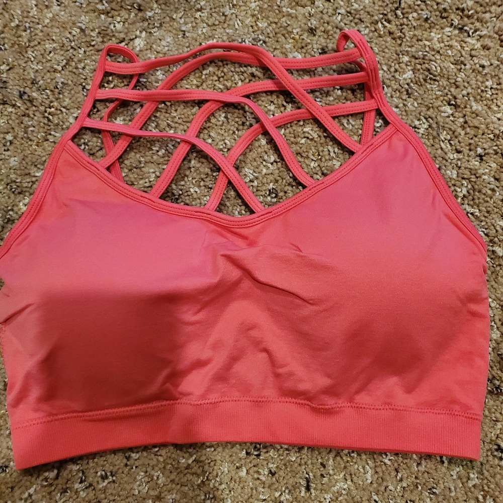 Triple criss cross padded bralette 1x/2x